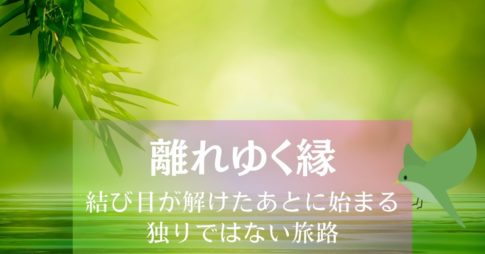 離れゆく縁:結び目が解けたあとに始まる独りではない旅路 アイキャッチ画像